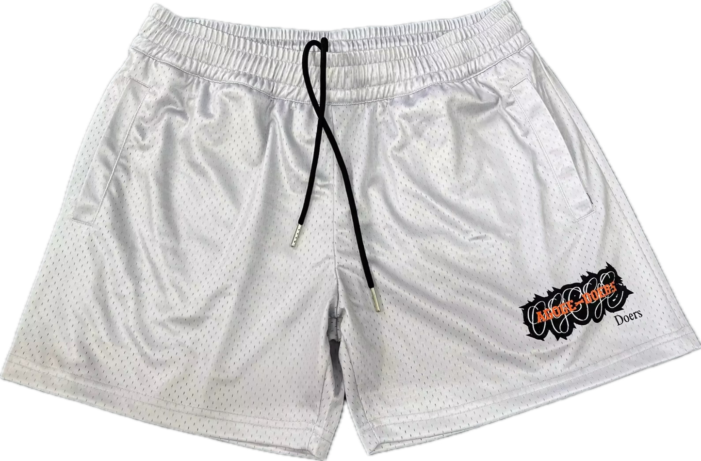 AGOGE-doers GREY MESH SHORTS