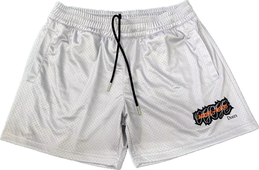 AGOGE-doers GREY MESH SHORTS